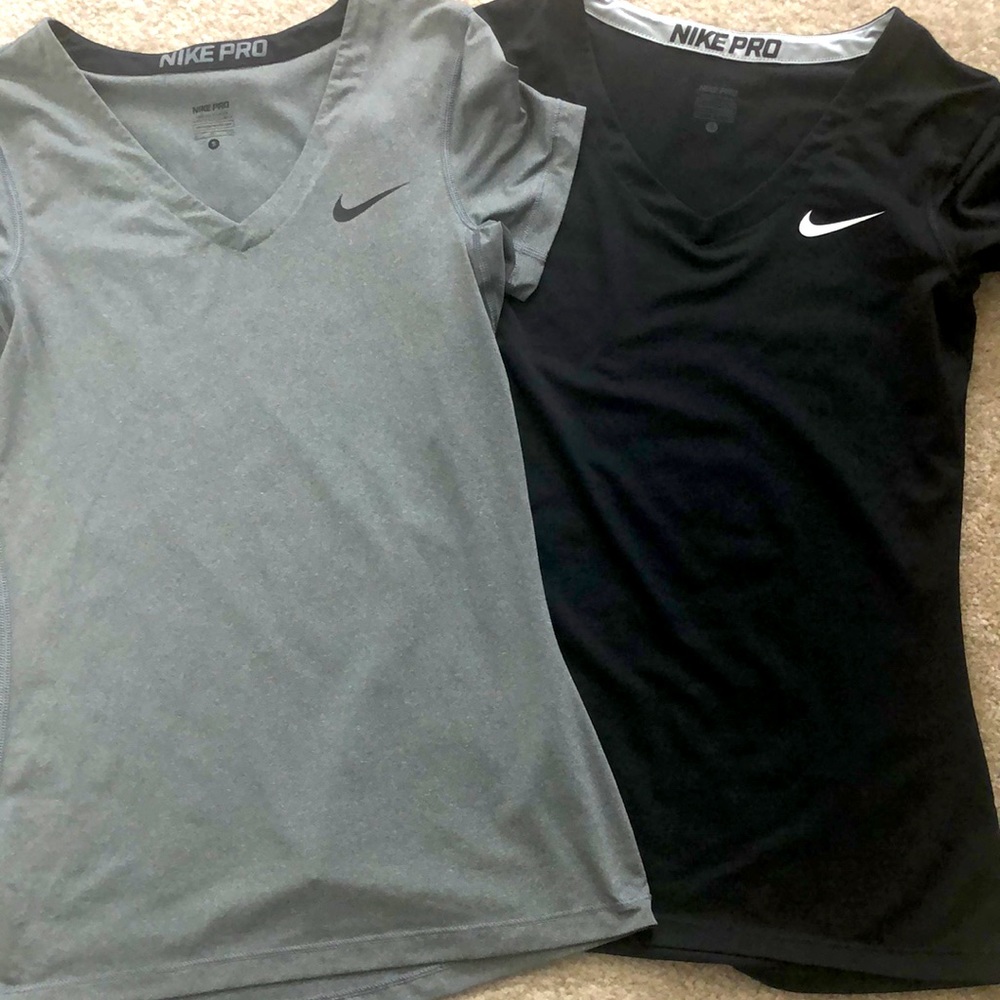 Women’s Nike pro dri fit tops